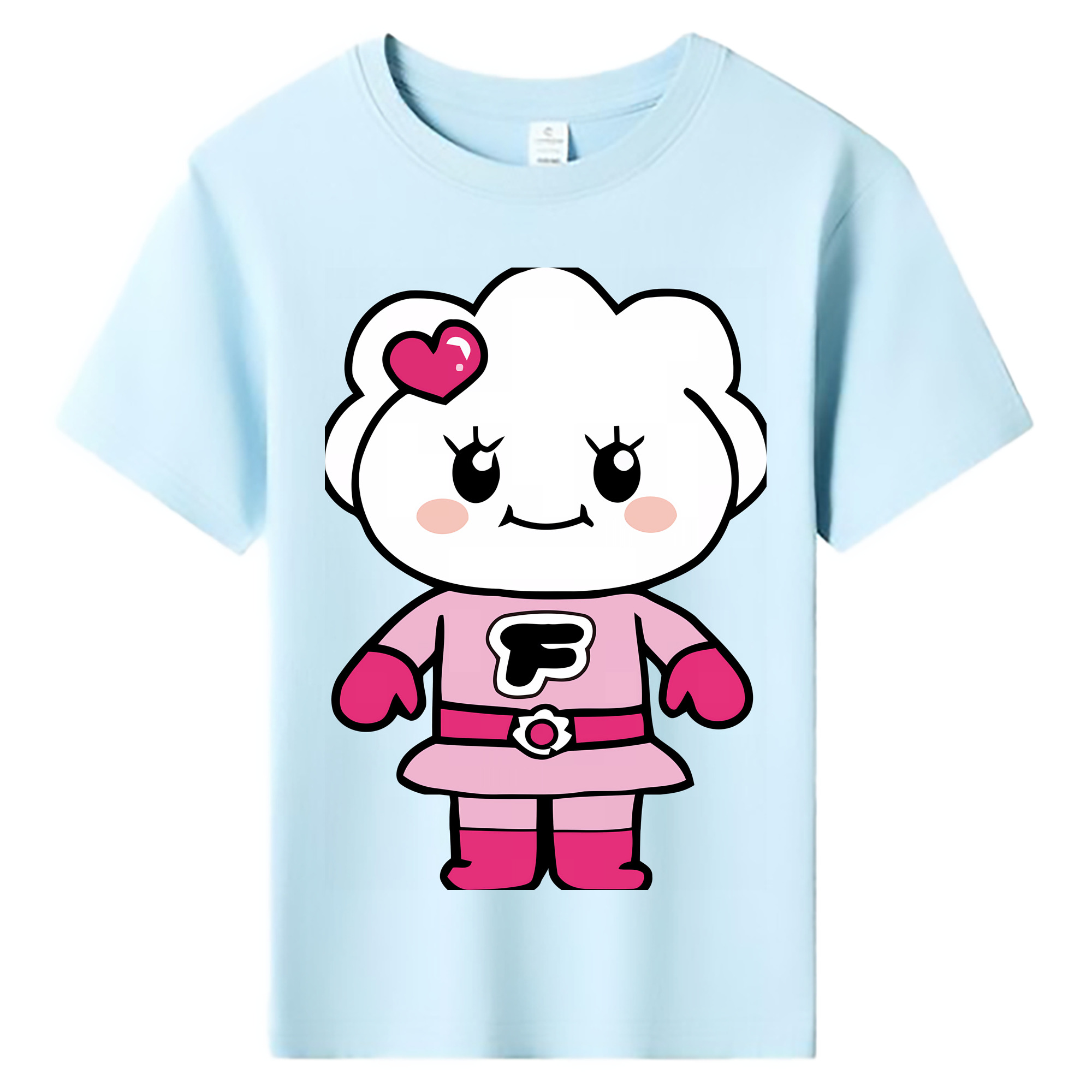 （画像用） アンパンマン Anpanman 綿100％キッズTシャツ（フロントプリント）
